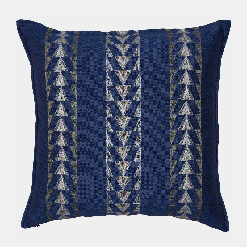 Cody Stripe Indigo Square Pillow