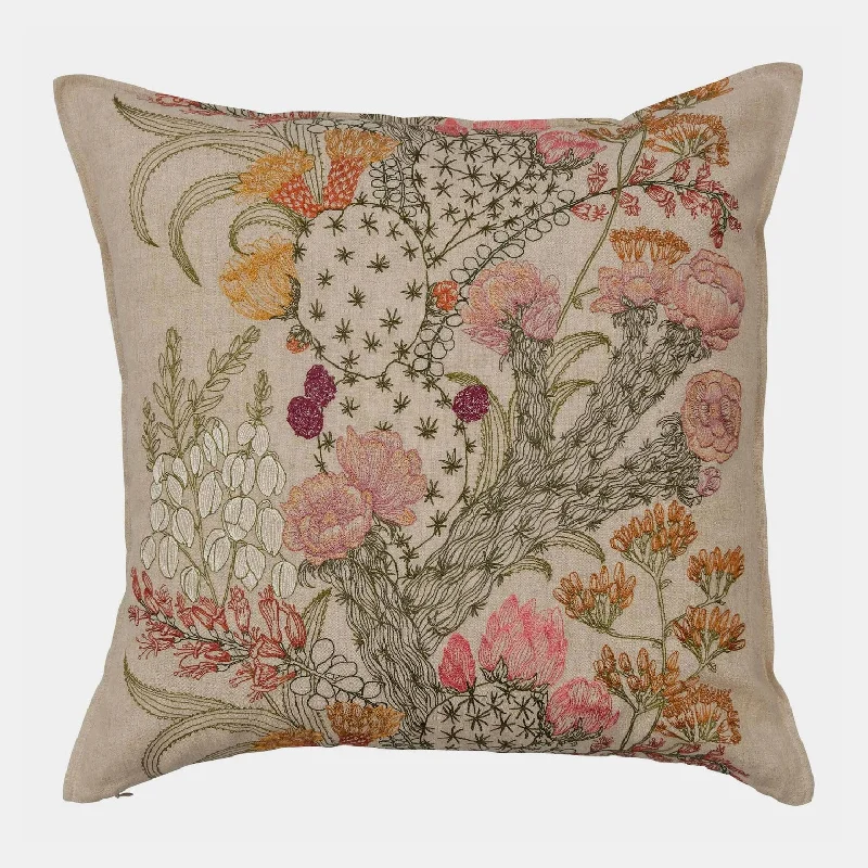 Desert Blooms Square Pillow