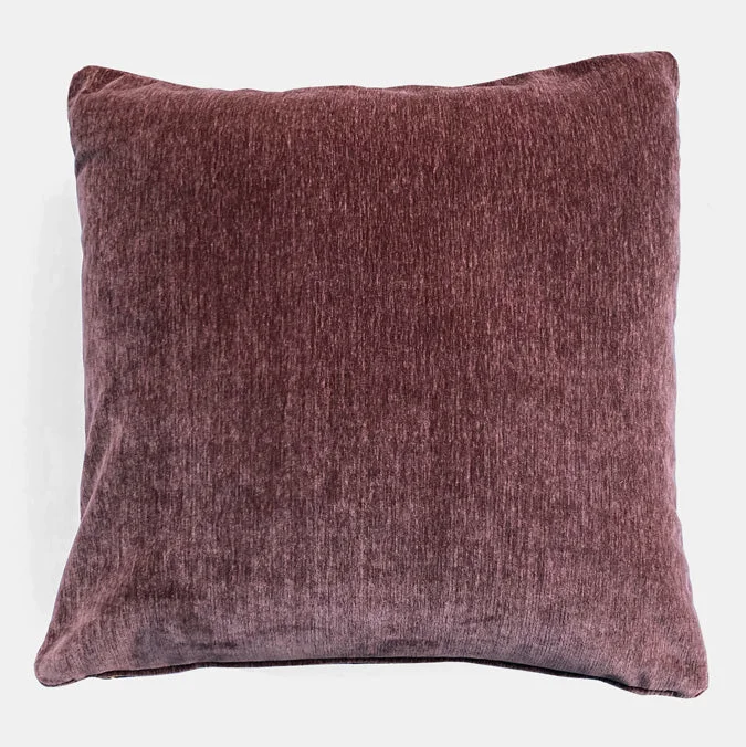 Everest Mulberry Velvet Square Pillow