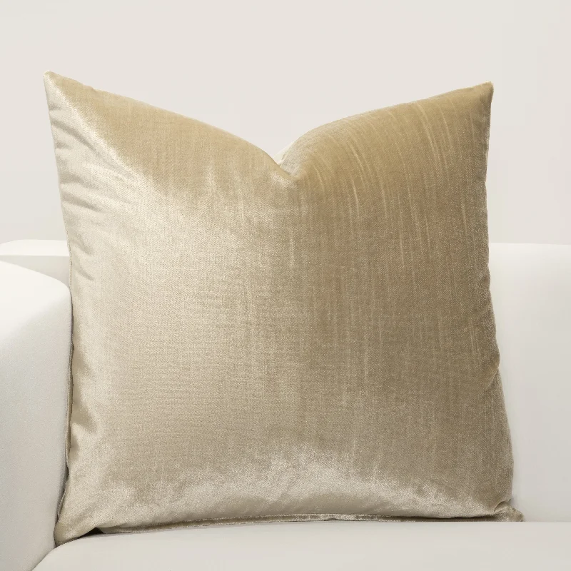 F Scott Fitzgerald 'Golden Hours' Washable Velvet Throw Pillow