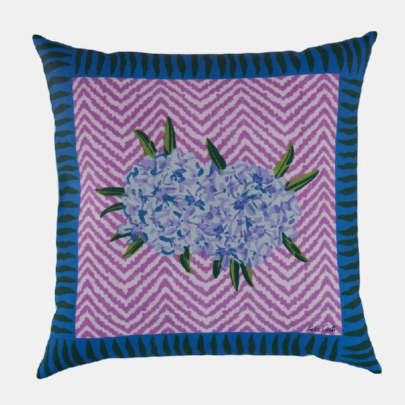 Oleander Lilac Square Pillow