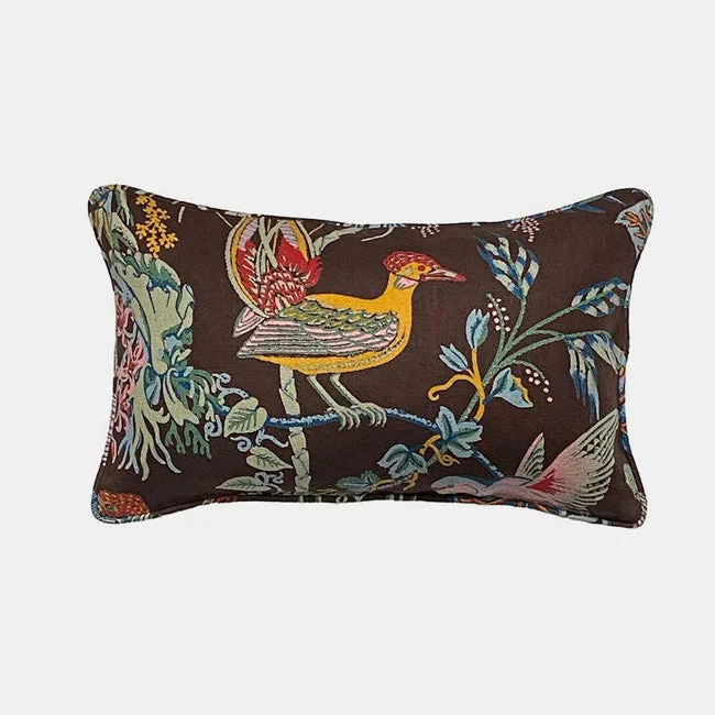 Paradise Cocoa Lumbar Pillow