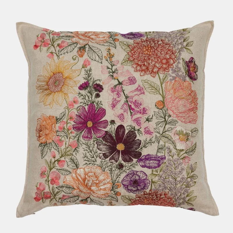 Paradise Garden Square Pillow