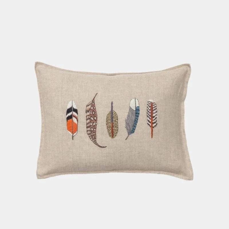 Small Feathers Lumbar Pillow