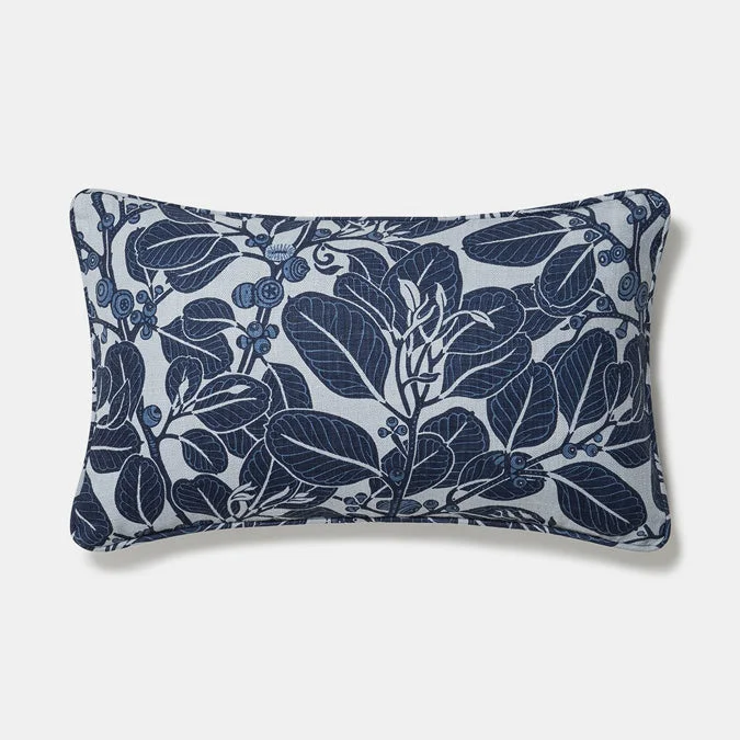 Stringybark Indigo Lumbar Pillow