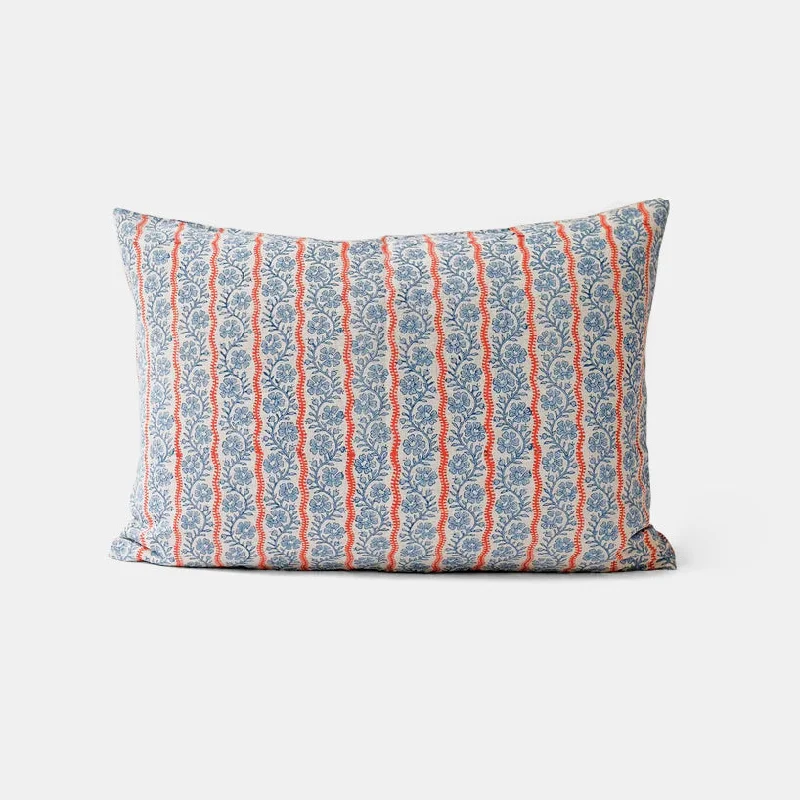 Vipin Powder Blue Lumbar Pillow