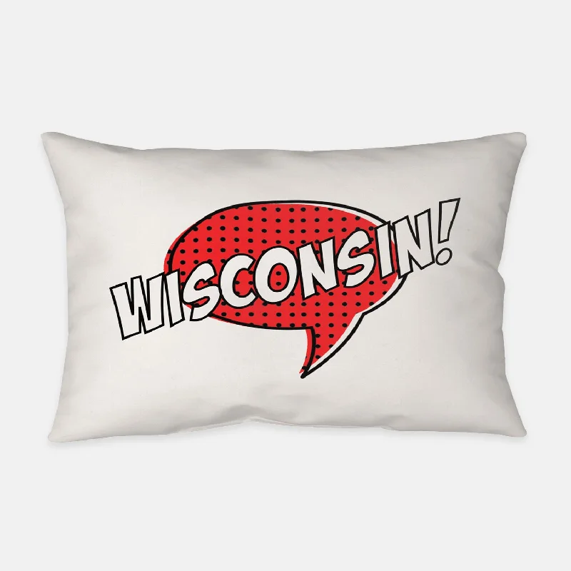 Wisconsin, College! Pillow