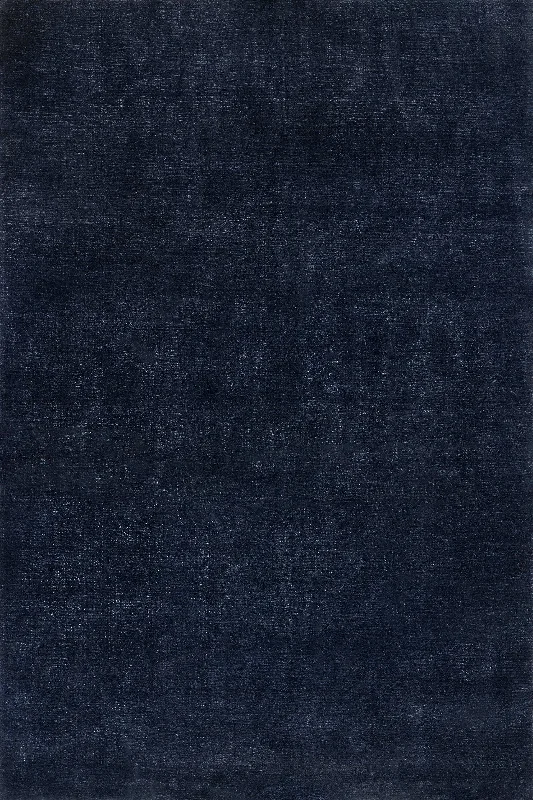 Arrel Speckled Wool-Blend Rug | Midnight