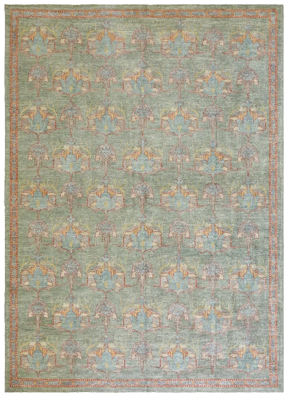 Arts & Crafts Handwoven Traditional Rug, J75101