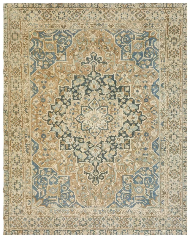 Vintage Bakhtiari Handwoven Traditional Rug, J65776