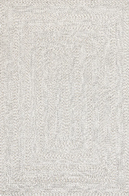 Braided Texture Indoor/Outdoor Rug | Ivory