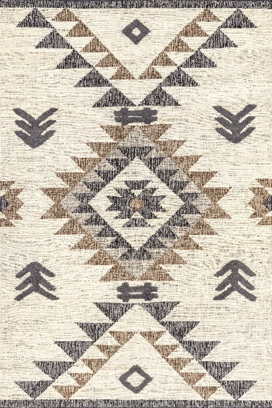 Edina Southwestern Valley Peaks Rug | Natural