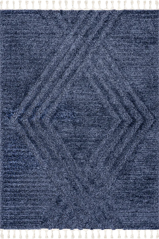 Ellie Traverse Shag Rug | Blue