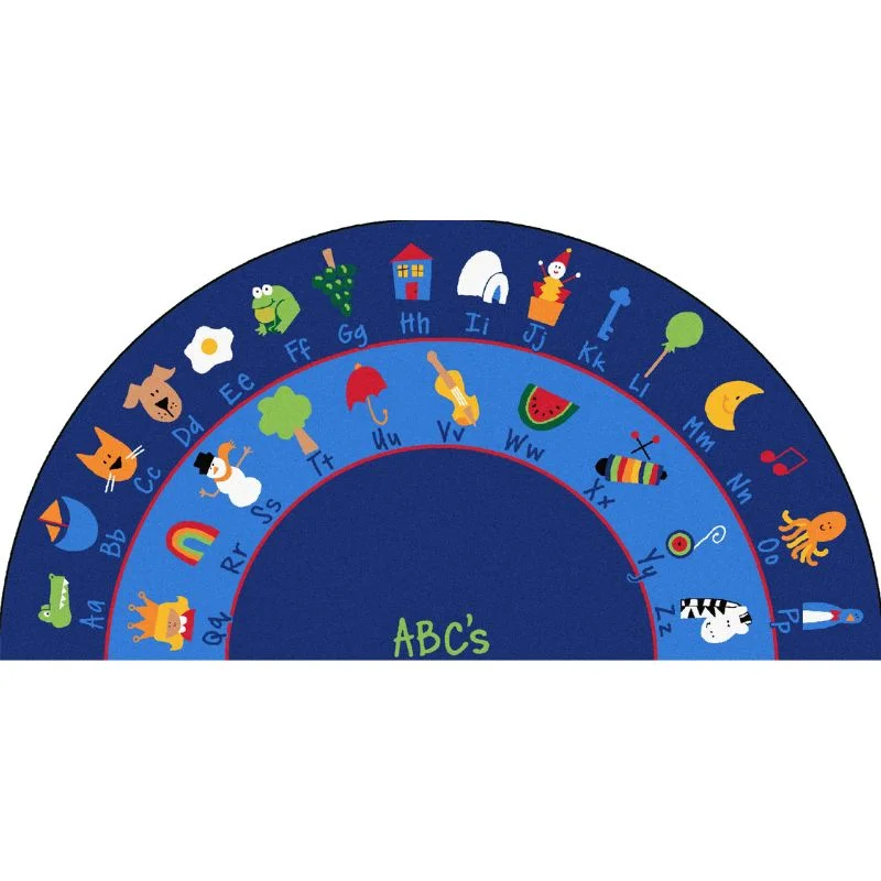 Fun with Phonics Semi Circle Factory Second Rug