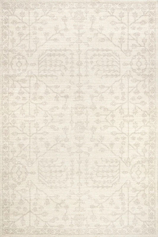 Gretel Wool and Cotton Rug | Beige