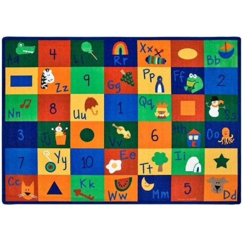 Learning Blocks Classroom Rug -  Factory Second