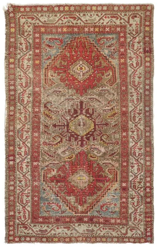 Vintage Malayer Handwoven Tribal Rug, J70472