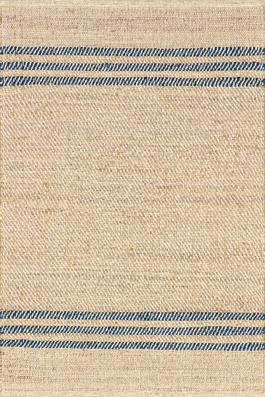 Meadow Striped Jute Flatweave Rug | Natural