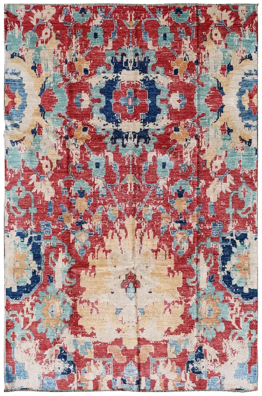 Moghul Handwoven Transitional Rug, J74826