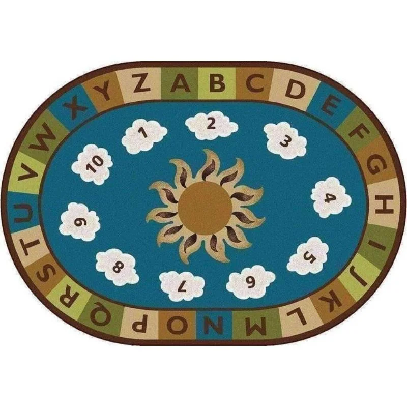 Natures Colors Sunny Day Oval Rug - Factory Second