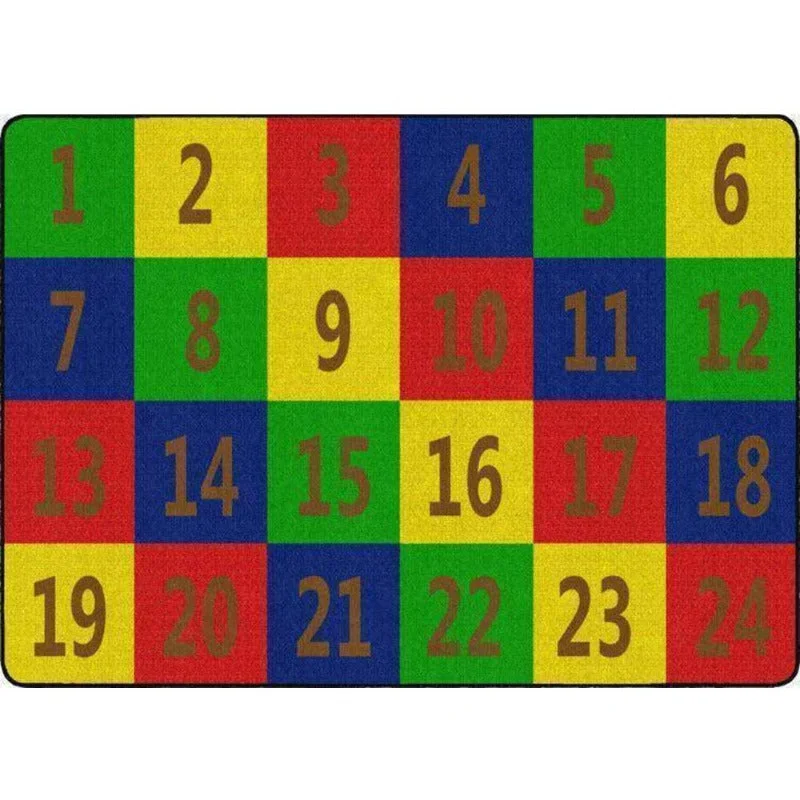 Number Seating Rug