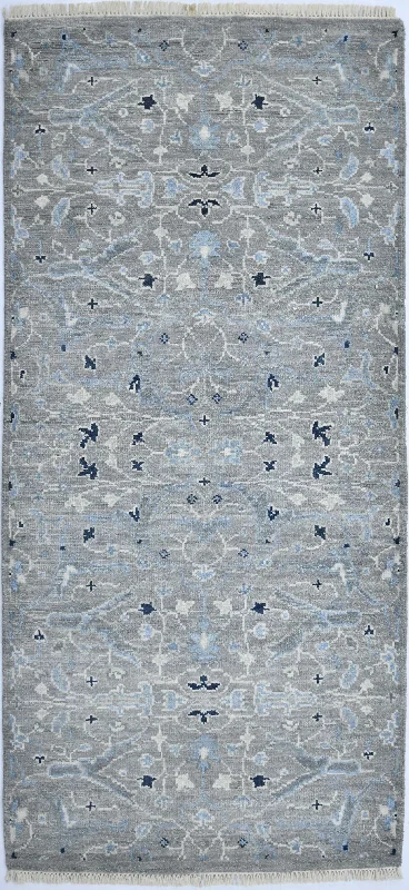 Oushak Handwoven Transitional Rug, J72184