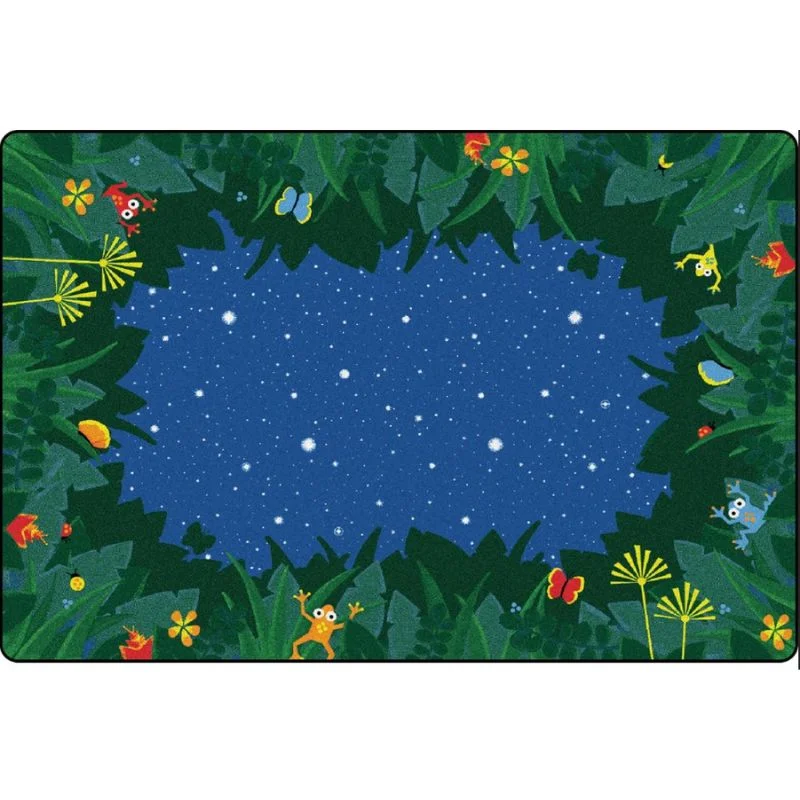 Peaceful Tropical Night Rug