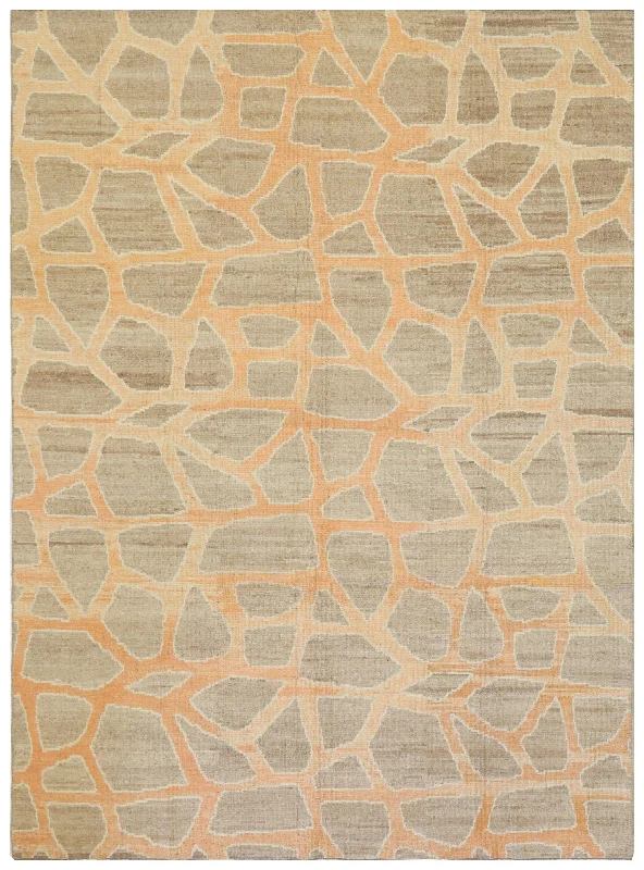 Scandinavian Handwoven Contemporary Rug, J75117