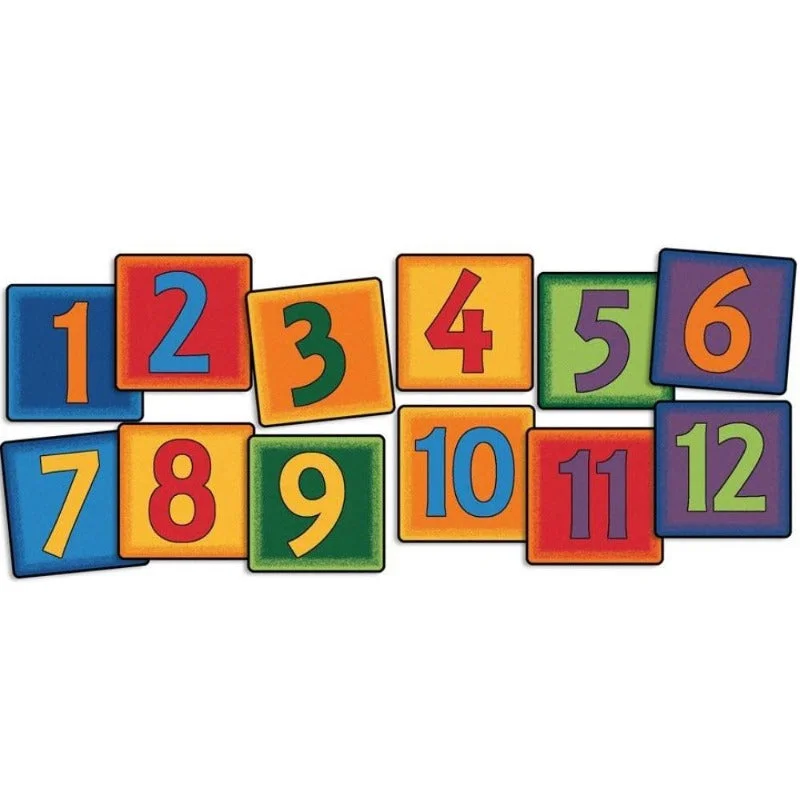 Simple Numbers Seating Set