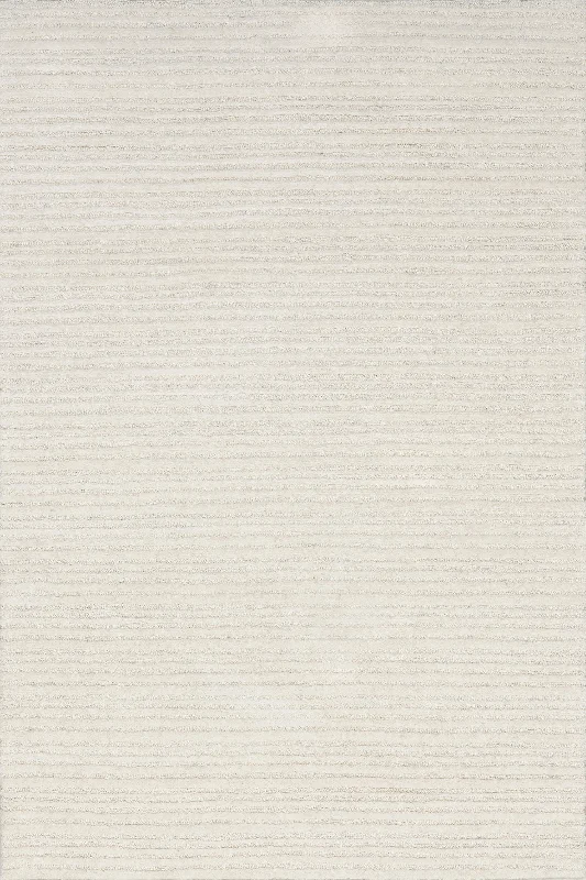 Southwest Striped Wool Rug | Ivory