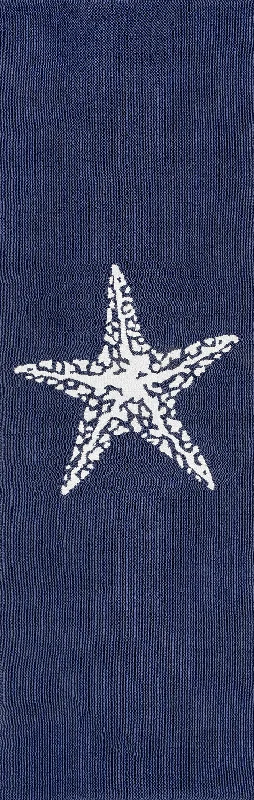 Starfish Indoor/Outdoor Rug | Navy