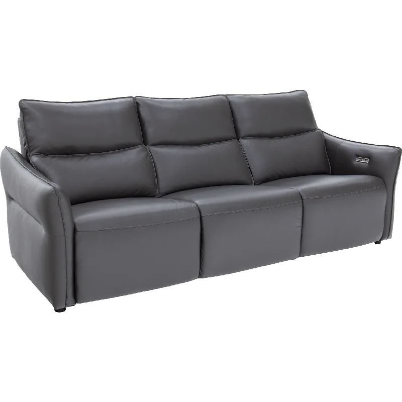 Gianni 3 Piece Power Reclining Sofa - Sorrento Steel