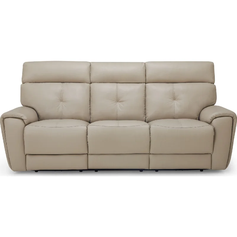 Aedon Power Reclining Sofa with Headrest and Lumbar - Bali Harvest