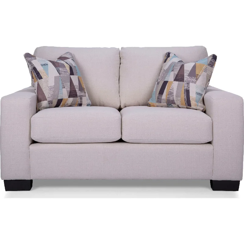 Alessandra Loveseat - Reclaim Ivory/Cheerful Sky