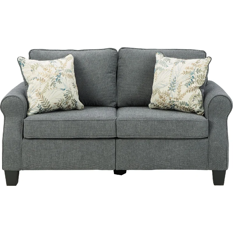 Alessio Loveseat - Charcoal