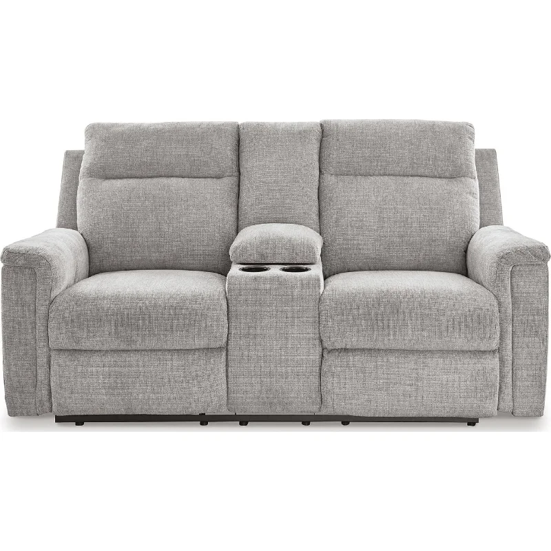 Barnsana Power Reclining Loveseat with Console