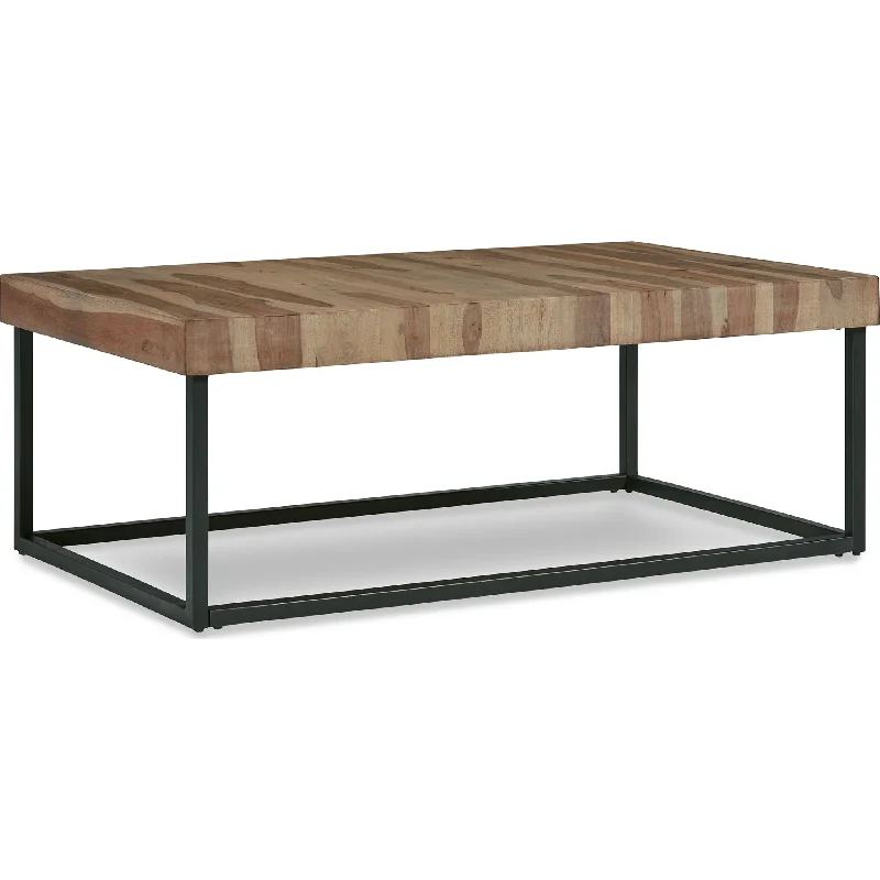 Bellwick Coffee Table - Natural/Black