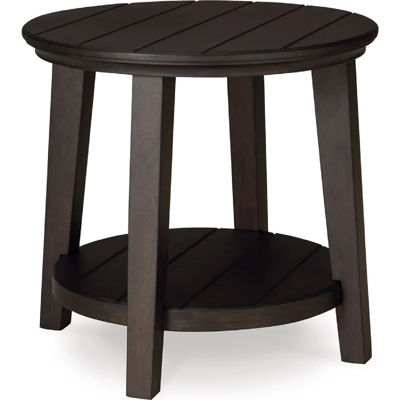 Celamar End Table - Dark Brown