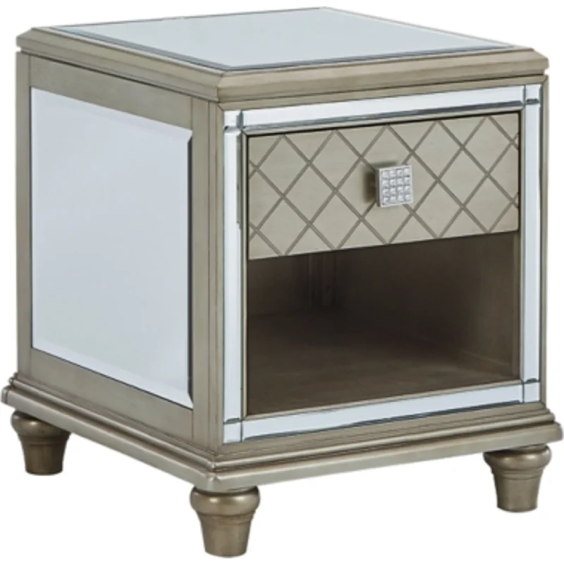 Chevanna End Table - Platinum