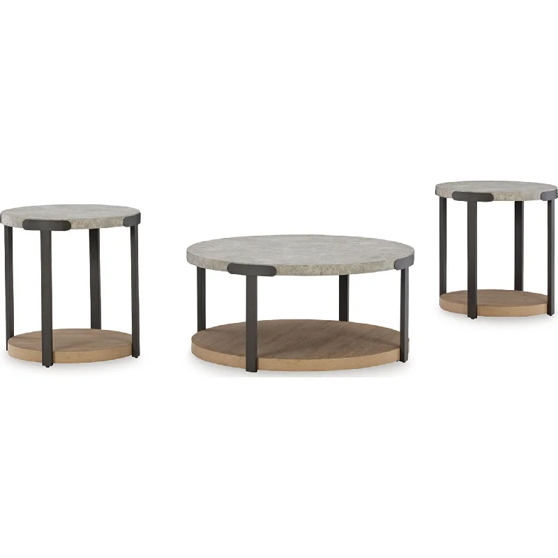 Darthurst 3 Pack Tables - Light Brown