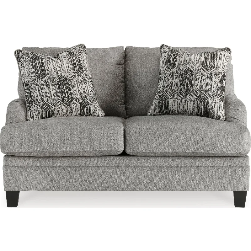 Davinca Loveseat - Charcoal