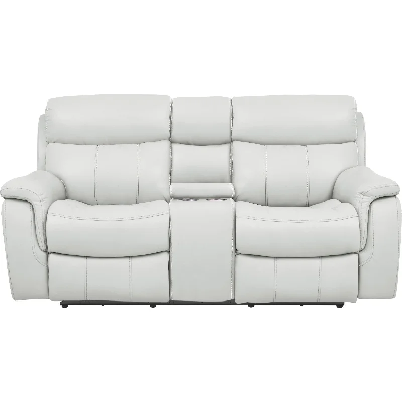 Davis 3 Piece Power Loveseat Console - Cosmo Fog