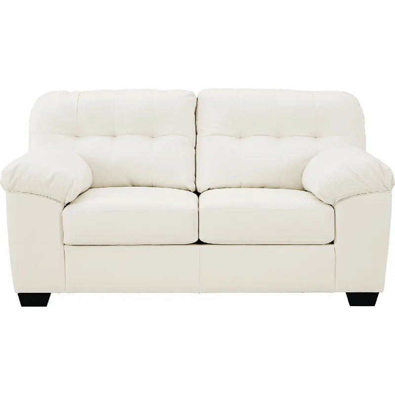 Donlen Loveseat - White