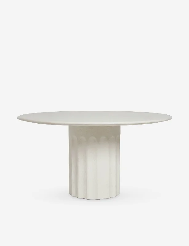 Doric Round Dining Table by Sarah Sherman Samuel