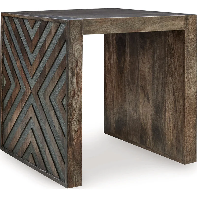 Dreggan End Table - Brown