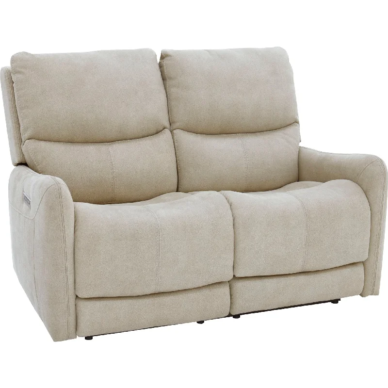 Florence Power Reclining Loveseat - Stonewash Dune