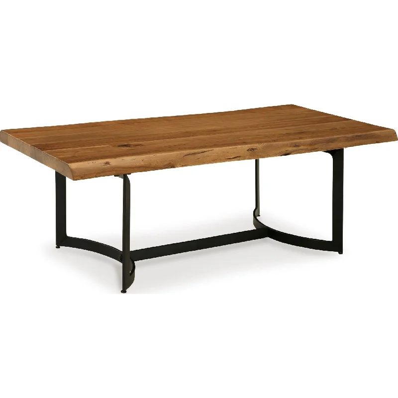 Fortmaine Coffee Table - Brown/Black