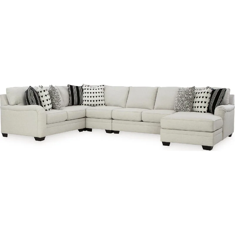 Huntsworth 5 Piece Sectional with Chaise