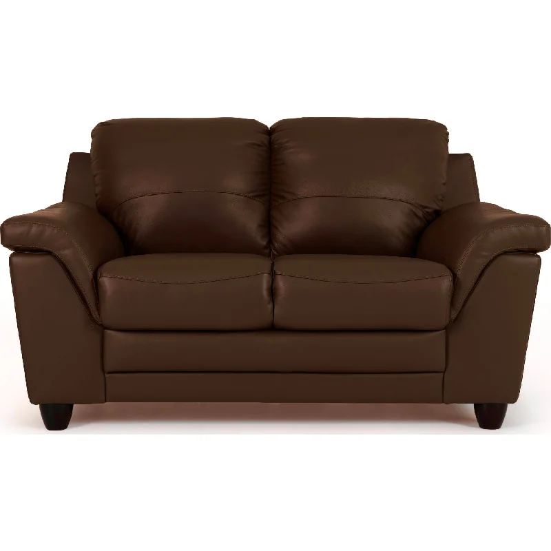 Huxley Loveseat - Tulsa II Dark Brown