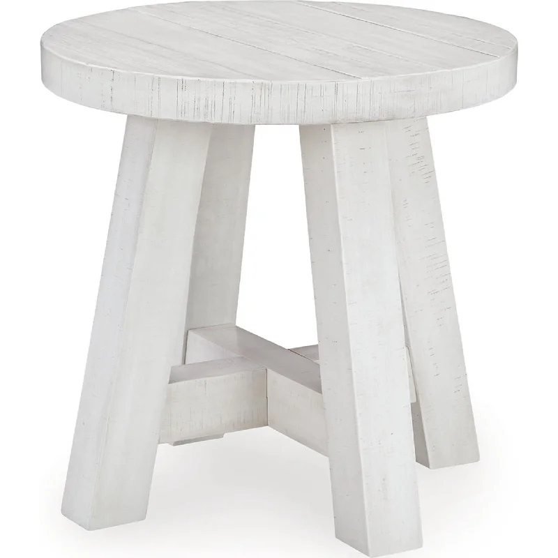 Jallison End Table - Off White